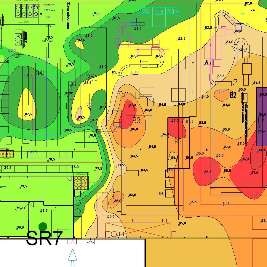 Cartographie sonore d’un site industriel